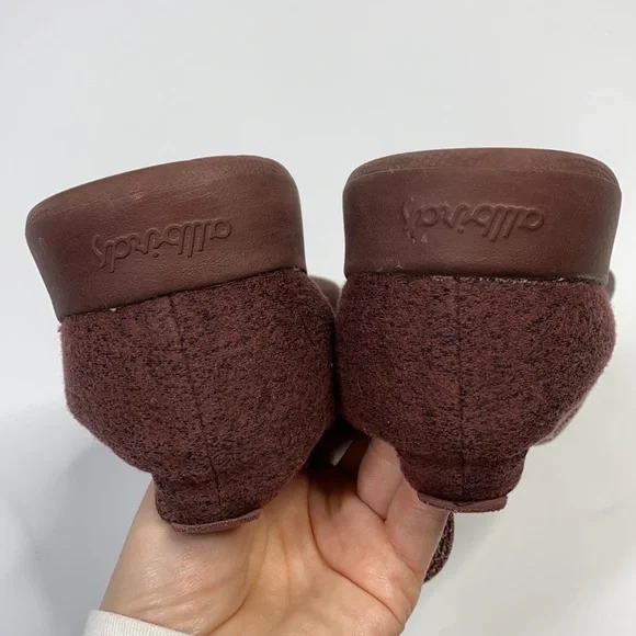Allbirds Wool Runners Burgundy W8 - Picture 5 of 10
